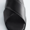 Crossover Leather Sandals