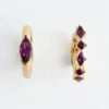 Crystal Hoop Earrings Set