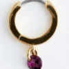 Crystal Hoop Earrings Set