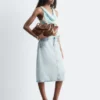 Denim Midi Skirt