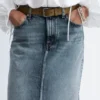 Denim Midi Skirt
