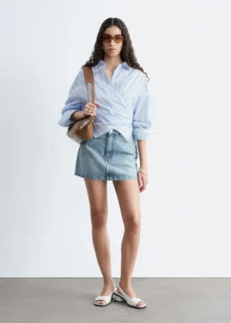 Denim Mini Skirt