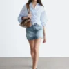 Denim Mini Skirt