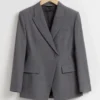 Double-Breasted Ayssemetric Blazer
