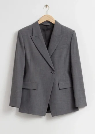 Double-Breasted Ayssemetric Blazer