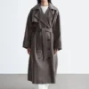 Double-Breasted Trench Coat