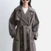 Double-Breasted Trench Coat