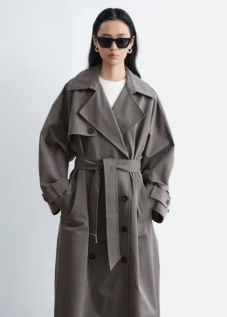 Double-Breasted Trench Coat