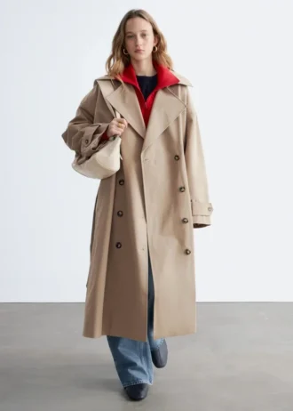 Double-Breasted Trench Coat