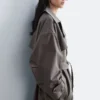 Double-Breasted Trench Coat