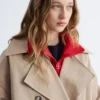 Double-Breasted Trench Coat