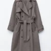 Double-Breasted Trench Coat