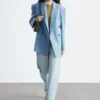 Double-Breasted Wool Blazer