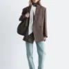 Double-Breasted Wool Blazer
