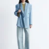 Double-Breasted Wool Blazer