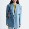 Double-Breasted Wool Blazer