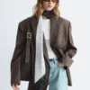 Double-Breasted Wool Blazer