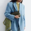 Double-Breasted Wool Blazer