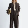 Double-Breasted Wool Blazer
