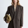 Double-Breasted Wool Blazer