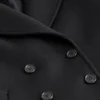 Double-Breasted Wool Pea Coat