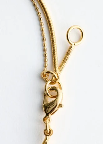 Double Chain Quartz Bracelet