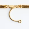 Double Chain Stone Necklace
