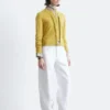 Double-Layer Merino Wool Cardigan