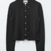 Double-Layer Merino Wool Cardigan