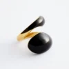 Double-Twist Sculptural Ring