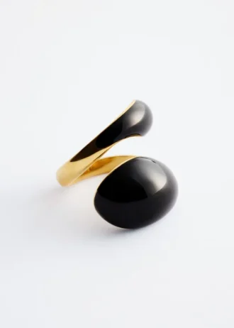 Double-Twist Sculptural Ring