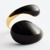Double-Twist Sculptural Ring