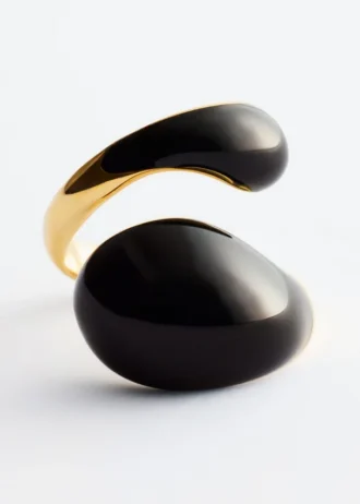 Double-Twist Sculptural Ring