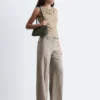 Draped Cowl-Neck Top