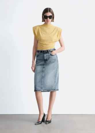 Draped Jersey Top