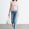 Draped Jersey Top