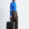 Draped Turtleneck Top