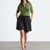 Drawstring Knee-Length Shorts