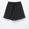 Drawstring Knee-Length Shorts