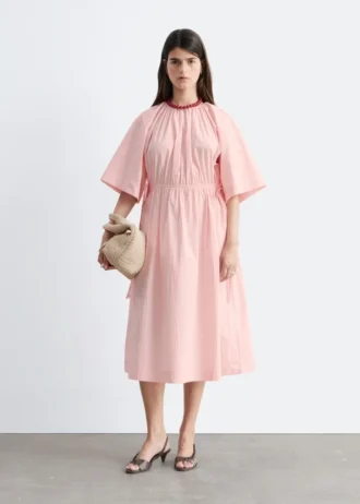 Drawstring Midi Dress