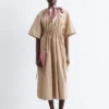 Drawstring Midi Dress