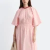 Drawstring Midi Dress