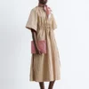 Drawstring Midi Dress