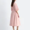Drawstring Midi Dress