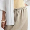 Drawstring Midi Skirt