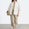 Drawstring Midi Skirt