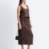 Drawstring Midi Skirt