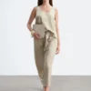 Drawstring Midi Skirt