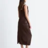 Drawstring Midi Skirt