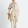 Drawstring Parka Coat